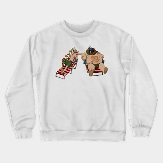 Roadhog & Junkrat Winter Crewneck Sweatshirt by Genessis